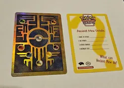 Pokemon TCG Ancient Mew Promo Holo Rare Card 1999/2000 Including Details Card - Image 4