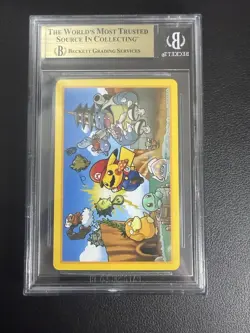 Pokemon Mario Pikachu Deck 2016 Playing Card 8 Of Diamonds Nintendo BGS 10 - Image 2