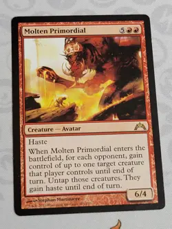 C4713 MAGIC MTG GATECRASH MOLTEN PRIMORDIAL #101 LP RARE - Image 1