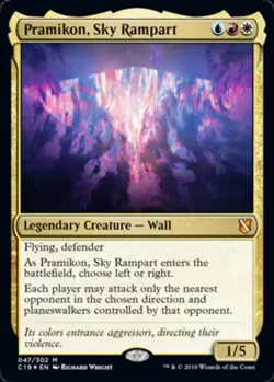 Mint/Near-Mint, English - 1 x MTG Pramikon, Sky Rampart - Foil Commander 2019 - Image 1