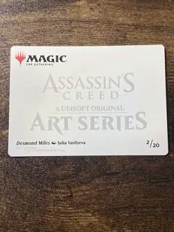 Desmond Miles 2/20 Assassin’s Creed Art Series MTG Magic The Gathering S1986* - Image 2