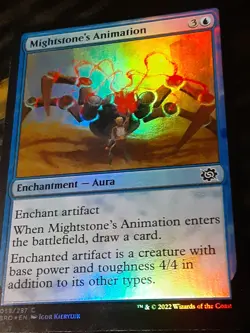 Mightstone's Animation FOIL , The Brothers War , NM , MTG, FREE SHIPPING - Image 3