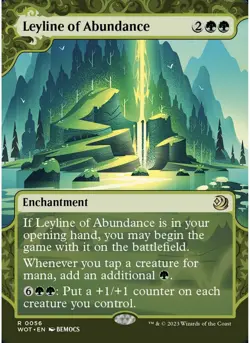 Leyline of Abundance 56 MTG NM - Wilds of Eldraine: Enchanting Tales - Image 1