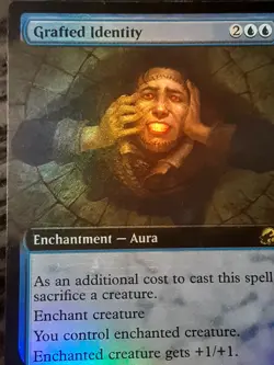 Grafted Identity Extended Art FOIL , Innistrad M Hunt , NM ,MTG, FREE SHIPPING - Image 3