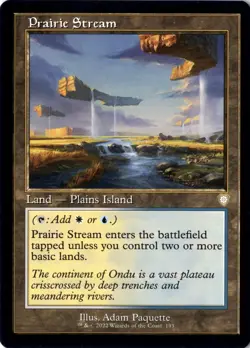 Prairie Stream NM/M* RETRO The Brother's War Commander 193 mtg -UnltdCards - Image 1