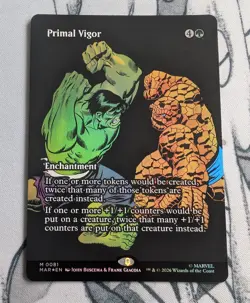 Primal Vigor (Borderless Foil) - Marvel Universe Eternal-Legal (MAR) - Image 1