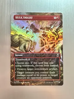 HULK SMASH! - 332 - MTG: Marvel Super Heroes - Borderless - Common - FOIL - Image 1