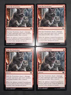 End the Festivities x4 (Playset) Innistrad: Crimson Vow (VOW) MTG Magic NM - Image 1