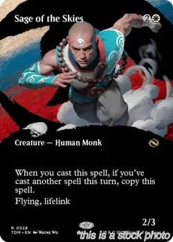 Sage of the Skies (Borderless) [TDM - 328MagicNM - Image 1