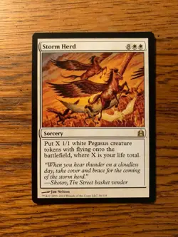 Storm Herd x1 Commander MTG Near Mint - Image 1