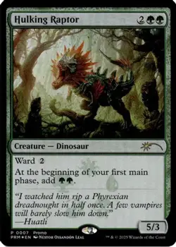 Hulking Raptor 7 Holo Promo Media Promos Magic: The Gathering Foil Near Mint - Image 1