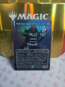 MTG Nick Fury, Agent of S.H.I.E.L.D. No.357 FOIL MSH English Full Art - Image 1