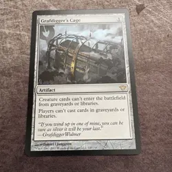 Grafdiggers Cage - Dark Ascension - MTG Magic the Gathering - MP - Image 1