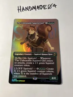 The Unbeatable Squirrel Girl - MTG Marvel Super Heroes Logo FOIL! MSH 0371 - Image 1