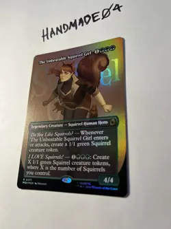 The Unbeatable Squirrel Girl - MTG Marvel Super Heroes Logo FOIL! MSH 0371 - Image 4