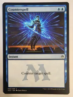 Counterspell - NM - Never Played - Instant - Masters 25 (050/249) - Regular -MTG - Image 3