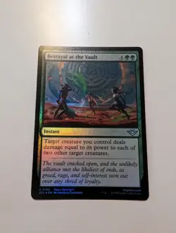 MTG - Betrayal at the Vault (Foil) - Outlaws of Thunder Junction NM/M Condition - Image 1
