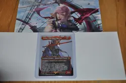 MTG magic FINAL FANTASY rare FIRION WILD ROSE WARRIOR borderless FIN #386 - Image 1