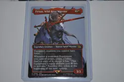 MTG magic FINAL FANTASY rare FIRION WILD ROSE WARRIOR borderless FIN #386 - Image 2