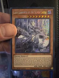 Yugioh Lady Labyrinth of the Silver Castle DABL-EN030 Secret Rare 1st Edition NM - Image 2
