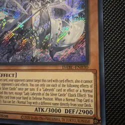 Yugioh Lady Labyrinth of the Silver Castle DABL-EN030 Secret Rare 1st Edition NM - Image 4