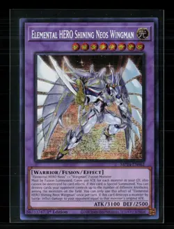 Yu-Gi-Oh! Elemental HERO Shining Neos Wingman 25th SR MP24-EN062 1st Edition - Image 1