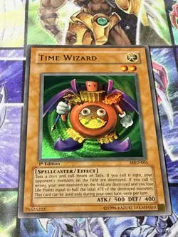 Yu-Gi-Oh! TCG Time Wizard Metal Raiders MRD-E065 1st Edition Ultra Rare - Image 3