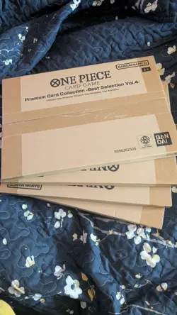 One Piece Card Game Premium Card Collection Best Selection Vol. 4 (4 Boxes) - Image 1