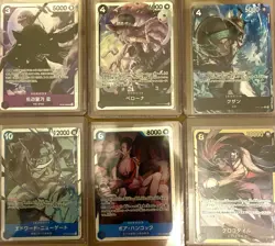 One Piece tcg Card Game 125+ Cards Collection Mixed Lot w/ 10 FOILS Included - Image 3