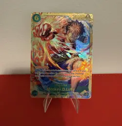 Namco One Piece Monkey D. Luffy OP13-118 Carrying On His Will SEC Foil EN - Image 1