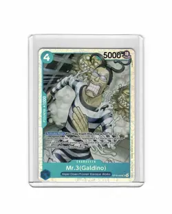 Mr.3(Galdino) One Piece OP16 The Time of Battle Super Rare Foil #056 - Image 1