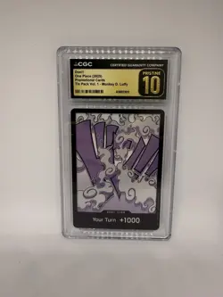 Bandai One Piece Monkey D. Luffy Don!! Promotional Foil CGC Pristine 10 2025 - Image 1