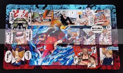 One Piece - Sanji Playmat Mouse pad with Stitched edges - Image 1