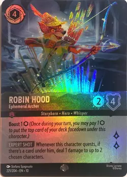 Robin Hood - Ephemeral Archer 221 - Epic - Whispers in the Well - Disney Lorcana - Image 1