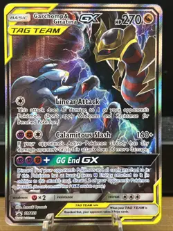 Pokemon TCG Holo Garchomp & Giratina GX SM193 BLACKSTAR PROMO - Image 2