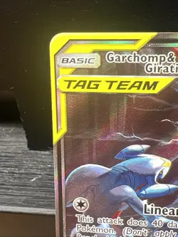 Pokemon TCG Holo Garchomp & Giratina GX SM193 BLACKSTAR PROMO - Image 3