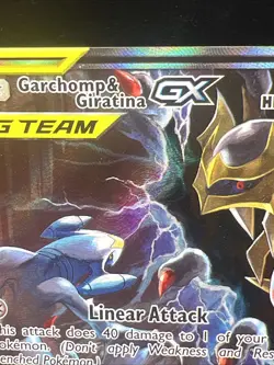 Pokemon TCG Holo Garchomp & Giratina GX SM193 BLACKSTAR PROMO - Image 4