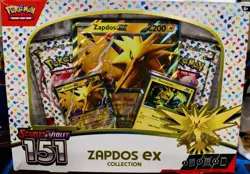 Pokemon Scarlet & Violet 151 Zapdos Ex Collection Box New Factory Sealed💥 - Image 1