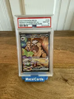 2025 Pokemon Arven's Mabosstiff EX Special Illustration Rare Card PSA 10 - Image 1