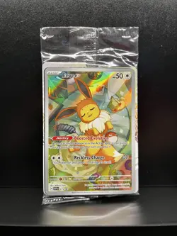 Eevee SVP 173 Black Star Promo Prismatic Evolutions Pokemon TCG Sealed Free Ship - Image 1