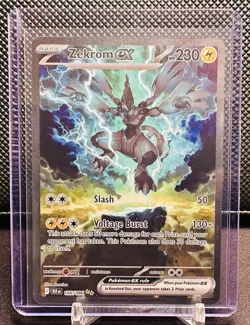 Pokemon TCG Zekrom EX Black Bolt Special Illustration Card #166/086 SV Nm+ Fresh - Image 1