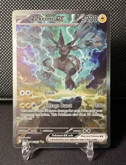 Pokemon TCG Zekrom EX Black Bolt Special Illustration Card #166/086 SV Nm+ Fresh - Image 4