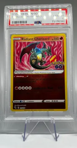 Radiant Charizard, Venusaur, Blastoise ||| 2022 Pokemon GO ||| PSA 10 GEM MT SET - Image 3