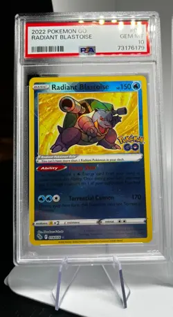 Radiant Charizard, Venusaur, Blastoise ||| 2022 Pokemon GO ||| PSA 10 GEM MT SET - Image 4
