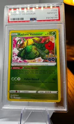 Radiant Charizard, Venusaur, Blastoise ||| 2022 Pokemon GO ||| PSA 10 GEM MT SET - Image 5