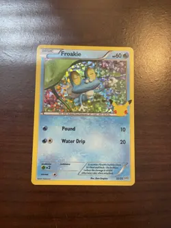 Pokemon TCG - Froakie - HOLO 25th Anniversary McDonalds Promo 22/25 NM - Image 1