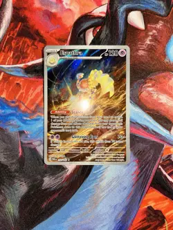 Pokemon Espathra 197/182 Paradox Rift Illustration Rare Holo Near Mint - Image 1
