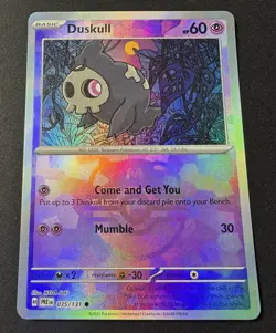 Pokemon Duskull 035/131 SV151 Master Ball Reverse Holo NM - Image 1