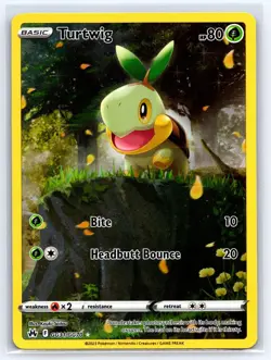 Turtwig GG31/GG70 Holo Crown Zenith Galarian Gallery Pokemon Holo LP - Image 1