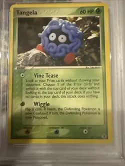 Tangela #30 Pokemon Fire Red & Leaf Green PSA 9 - Image 3